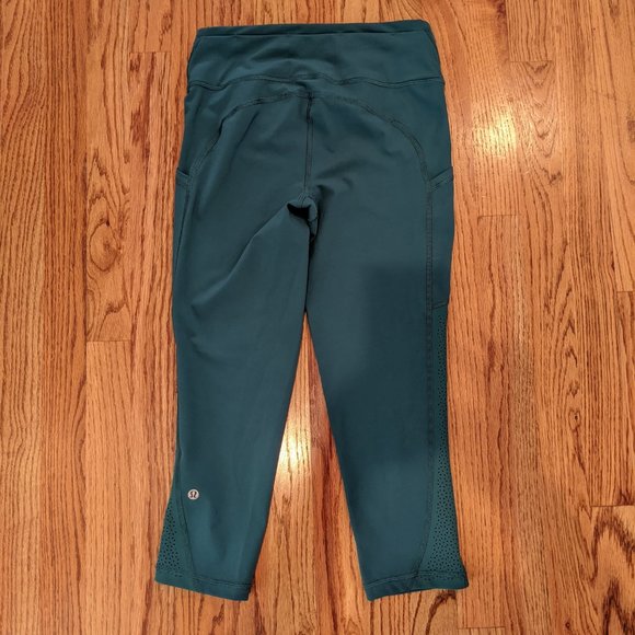 Lululemon Ready To Race Crop 6 Deep Cove 21" Lulu - Picture 3 of 8
